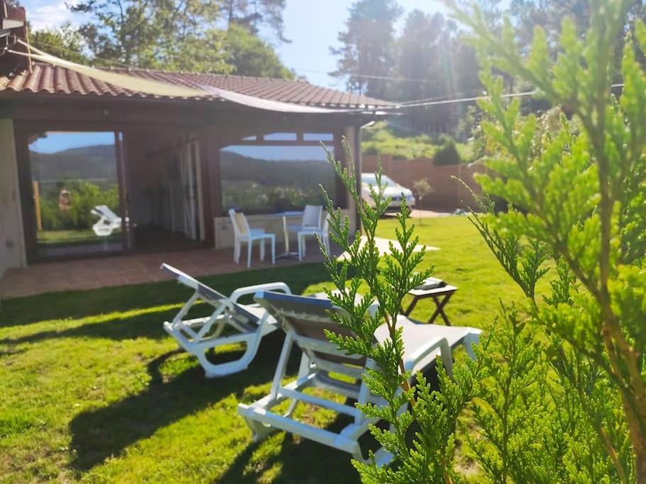 Casa Nueva En Vigo Rural Mos Con Jacuzzi Y Chimenea Para Escapada Romantica 庞特维德拉 外观 照片