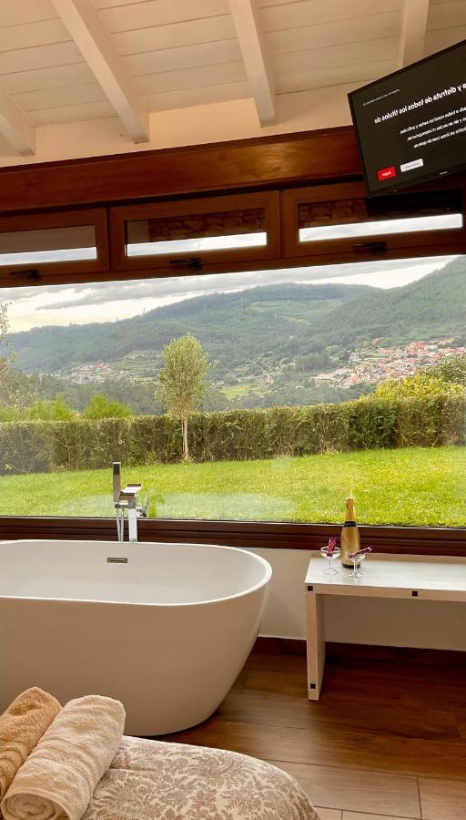 Casa Nueva En Vigo Rural Mos Con Jacuzzi Y Chimenea Para Escapada Romantica 庞特维德拉 外观 照片